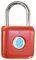 Fingerprint Padlock eLinkSmart - Red Padlock Locker Lock Metal Keyless Combination Lock for Gym Locker School Locker Backpack Suitcase Luggage