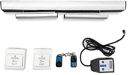 Olide Dual Swing Door Opener,Double Swing Door Closer with remotes and Push Buttons (for Push Door)