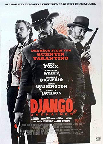 Django Unchained - Quentin Tarantino - Jamie Foxx - Filmposter 37x53cm gerollt