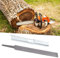 2pcs Universal Chainsaw Schärfen Tool Kit, Kettensäge Tiefenmesser Flat File Set für Holz und Metallarbeiten