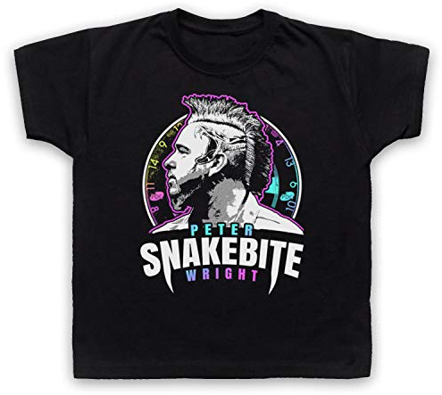 My Icon Art & Clothing Peter Wright Snakebite Darts Tribute Scottish Champion Player Kinder T-Shirt