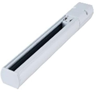 Optonica Rail 3 Phases/4 Wires Track Light Fin Blanc Longueur 2m avec Alimentation