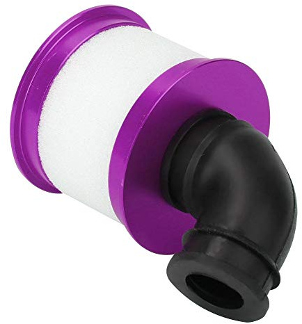 Filtre à air RC, Filtre à air de Voiture Universel en Alliage RC éponge télécommandée Grande Prise 1:10 Accessoire de Filtre à air RC(Violet) Accessoires pour Voitures Miniatures