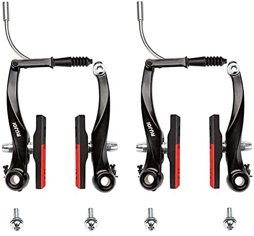 RUJOI Bike Brake kit,Bike V Brake Set with 72mm Superior V-Brake Shoes,Ideal for Mountain,BMX Bike Brake Set Upgrade