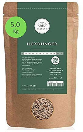 Ilexdünger 5 Kg | Perfekter Dünger Für Alle Ilexarten | Nährstoffreicher Langzeitdünger Für Ilex Pflanzen | Nährstoffreicher Ilex Dünger Mit Magnesium Für Frischgrünes Blattwerk