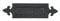 Ironmongery Solutions® Black Antique Fleurs De LYS Letter Plate Decorative Black Antique Letter Box Plate Vintage Sprung Letterbox Plate Front Door Letter Box Plate in Dimension -365x90mm
