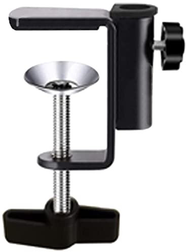 UFURMATE Morsetto per Lampada da Scrivania, 1 Morsetto per Montaggio da Tavolo a Forma di C, in Lega di Alluminio, con Morsetto a C, Supporto per Staffa da Tavolo
