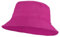Umeepar - Chapeau bob Unisexe 100% Coton - Chapeau de Soleil Pliable - Plaine Rose Rouge