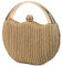 Anopo Damen Glitter Abendtasche Clutch Handtasche Elegant Umhängetasche Pailletten Schultertasche mit Kette Runde Börse Geldbörse für Hochzeit Bankett Ball Party Gold