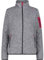 CMP - Chaqueta de punto técnico para mujer, Titanio-Blanco-Fucsia, XS