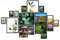 edihome, Marcos de Fotos Multiples, 17 Fotos, Collage de Fotos, Blanco, Negro o Marron, Madera MDF, Lamina Acrilica, Galeria de Imagenes, Decoracion Hogar (Negro)