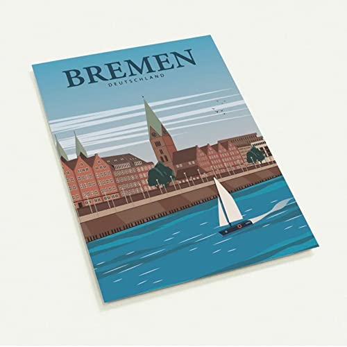 BLN PRINT Postkarte (10er Pack): Bremen
