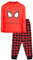Marvel - Pijama de Spiderman para niños de 2 a 10 años - Conjunto de pijama de manga larga de Spiderman - 100% algodón, pijama de superhéroe de manga larga - Producto oficial, Rojo y negro., 7-8 Years
