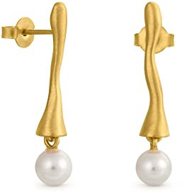 GOLDENE OHRRINGE ECLAT | Entworfen von Joidart | Eclat-Kollektion | 24K vergoldetes Metall | Murano-Glas