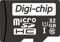 Digi-Chip 32GB Micro-SD Memory Card for Vtech Kidizoom Camera Kidizoom Duo, Printcam, Pixplus, Touch, Twist