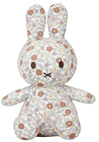 Little Dutch NIJN777 Kuscheltier/Stofftier Miffy Vintage Little Flowers All Over (35 cm)