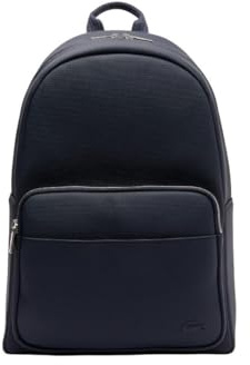 Lacoste Herren Klassischer Laptop-Taschen Rucksack, Marineblau, One Size