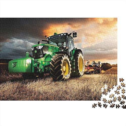 1000 Teile Puzzle für Jugendliche,Landwirtschaftswerkzeuge,Traktoren,Puzzles,Erwachsenenpuzzle,Holzpuzzles,Dekompressionsspiel,Spielzeugpuzzles,75x50cm