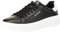 Skechers Men's Court Break Suit Sneaker, Black Duraleather/White Heel Trim, 7 UK