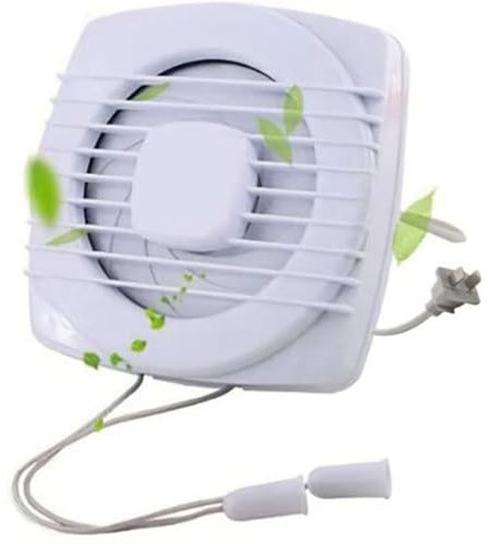 BETAM Extractor Cocina,251 M³/H Extractor De Aire,Ventilador Extractor Ventana Y De Pared,Motor De Cobre Puro,para Baño,Invernadero,Garaje,Ático,Carcasa De ABS,Fácil De Instalar,B,8 Inches