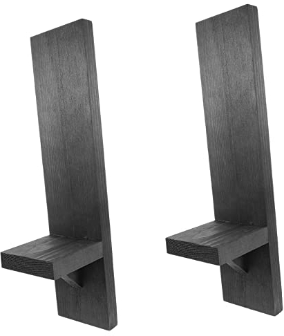 CAXUSD Wandkerzenhalter Aus Holz Vintage Teelichthalter Für Wohnraumflur Hochwertige Wanddeko Hochzeit Kerzenhalter Stilvoll Und Stabil