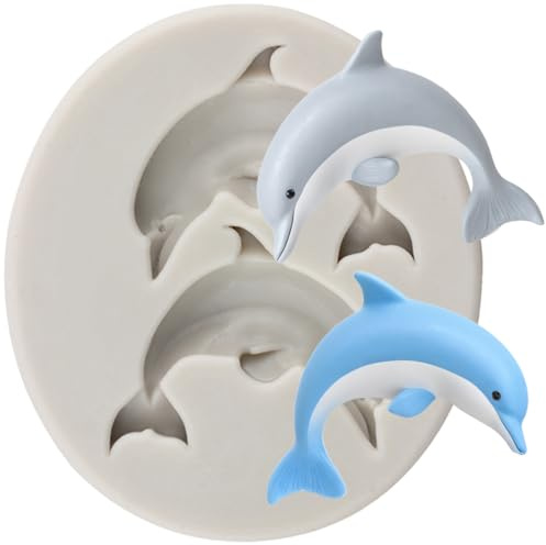 MINFEIDMS Delphin Silikon Fondant Formen Delfin Form