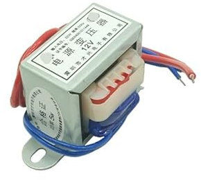 VWWJCCRO EI41*20 5W Power Transformer 220V/380V to 6V/9V/12V/15V/18V/24V AC AC Foot Power DB-5VA(220V Single V 2 Line,AC12V)
