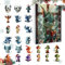 Wpsagek Drachenornament Adventskalender 2024,Adventskalender 2024 Weihnachtsdrache,2024 Weihnachts-Adventskalender Acryl-Dinosaurier-Ornament - Acryl-Ornament-Weihnachts-Adventskalender für Teenager