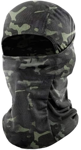fuinloth Sturmhaube, Skimaske Balaclava, Motorrad Fahrrad gesichtshaube für Herren/Damen Tinten-Tarnung