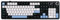 EPOMAKER X AULA F108 PRO Wireless Gaming Keyboard with Screen, 8000mAh Battery, Full-Size 104 Hot-Swappable Keys and Knob, RGB, for Mac/PC/Android, qwerty us layout (BlackWhiteBlue, Reaper Switch)