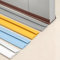 Burlete bajo puerta aislante de doble,Se puede cortar a medida -96cm Protección de doble cara contra corrientes de aire，Tira flexible de sellado para la parte inferiorde la puerta Material de PVC