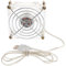Didiseaon Hamster Cooling Fan Plug Exhaust Fan for Pet Cages Quiet Operation Compact for Dogs Cats and Hamsters Dazzling Design for Summer Comfort