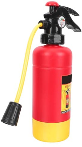 Mikikit Juguete De Extintor De Juguete para Niños Pequeño Portátil Chorros De Agua Verano Playa Piscina 1 Unidad Plástico Seguro Sin Rebabas