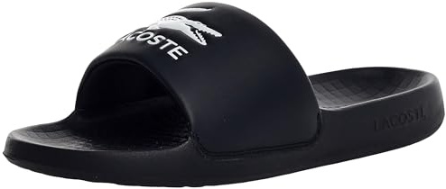 Lacoste Serve Slide 1.0 Badeschuhe Herren - 50CMA0020, Farbe:Schwarz 312, Herren Schuhe:43
