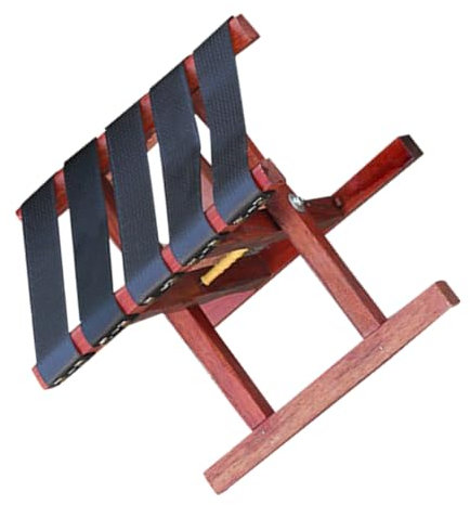 Milisten Klapphocker Camping Faltbar Holz 26cm Klappstuhl Tragbar Verstärkt Für Angeln Garten Reisen