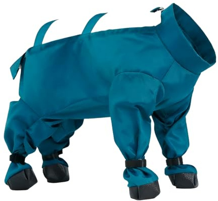 Kbnuetyg Set di Tute da Neve per Cani, Pantaloni Impermeabili Regolabili, Bretelle Riflettenti per Stivali, Abbigliamento Caldo e Resistente con Fodera Ccozy | per l'inverno, Campeggio, Escursionismo