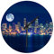 Wandkings Wanduhr mit traumhaften Motiven - Wähle ein Motiv - New York Skyline