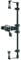 Torbel industrie Accessoires d'espagnolette Provence crochets droits