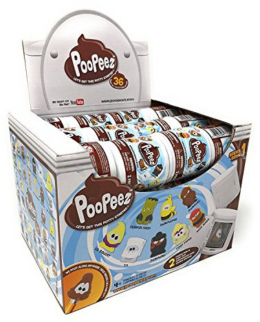 Poopeez 71200 Toilet Roll Capsule Playset, Multi-Colour