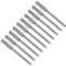 sourcing map 10pcs 75mm Long 1/4 Hex Shank T15 Magnetic Torx Head Screwdriver Bits S2 High Alloy Steel