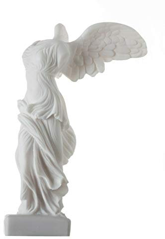 BeautifulGreekStatues Ancient Ruins Louvre Museum Winged Victory Nike of Samothrace Figur, 19 cm
