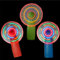 Dorime Mini-Ventilator Luminous Spielzeug Bunte Lichter Praktische Licht Windmühle Kleine Fans Kind Spielzeug-Farben-gelegentliche Neuheit blau