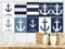 GRAZDesign Fliesenaufkleber Bad Anker maritim Blau Rot Weiß, Fliesensticker Fliesen zum Aufkleben Klebefliesen für Badfliesen - Set 10 Stück