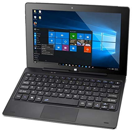 CHANYO Ergonomic Design Keypad, PiPO W1 Pro, 10.1 inch, 4GB+64GB, Windows 10, Intel Z8350 Quad Core 1.92GHz, with Keyboard & Stylus Pen, Support WiFi, (Black)