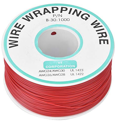 Línea de prueba de línea de placa de alambre electrónica línea de vuelo Red OK Cable Placa de circuito impreso Reparación Antioxidación 30AWG Wrapping Jumper Wire 300m