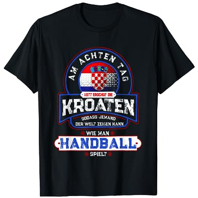 Handball und Kroatien Rukomet Hrvatska T-Shirt