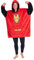 Marvel Felpa Uomo con Cappuccio Felpe Oversize Uomo in Pile Supereroi Avengers Captain America, (Rosso)