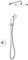 Mira Showers 1.1967.002 Evoco Dual Outlet Thermostatic Mixer Shower Featuring HydroGlo Technology, Chrome