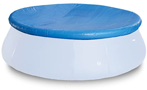 aqua rite Durable Pool Cover for Round 3.05 m (10 ft) Prompt Set Pool - Weather Resistant, Easy to Install, Keeps Debris Out, UV Protected, Fits 10ft Round Pools