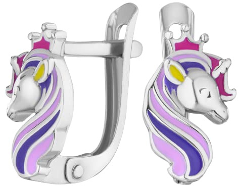 JC Jeweller Carat, Mädchen Ohrringe, Ohrringe Kinder, Ohrringe für Mädchen, Ohrstecker Mädchen Silber 925, Ohrringe tiere, kinderohrring, ohringe echtes silber kinder Emaille